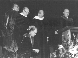 Inauguration of Dr. Donald K. Campbell. Click for enlarged image.