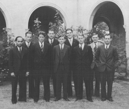 Foreign Students in 1931. Click for enlarged image.