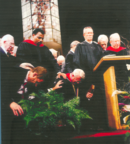 Inauguration of Dr. Charles R. Swindoll. Click for enlarged image.