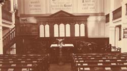 Interior of St. Paul's, Portman Square, London. Click for enlarged image.