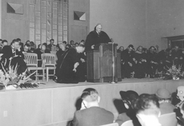 Inauguration of Dr. John F. Walvoord. Click for enlarged image.