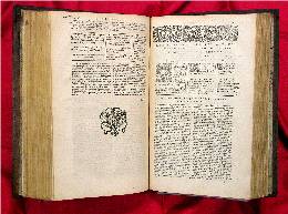 Beza's Greek Testament, 1588. Click for enlarged image.