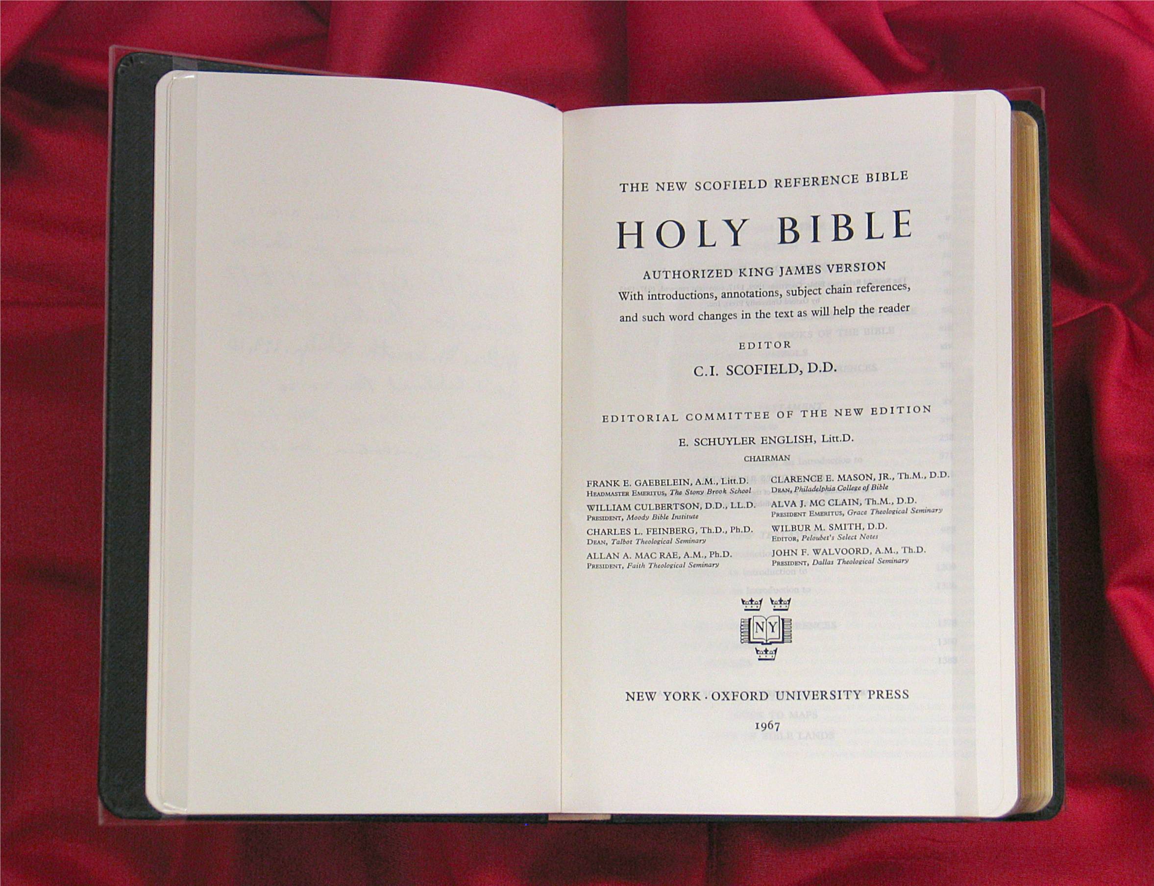 Scofield Bible