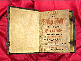 Saur Bible, 1743. Click for enlarged image.